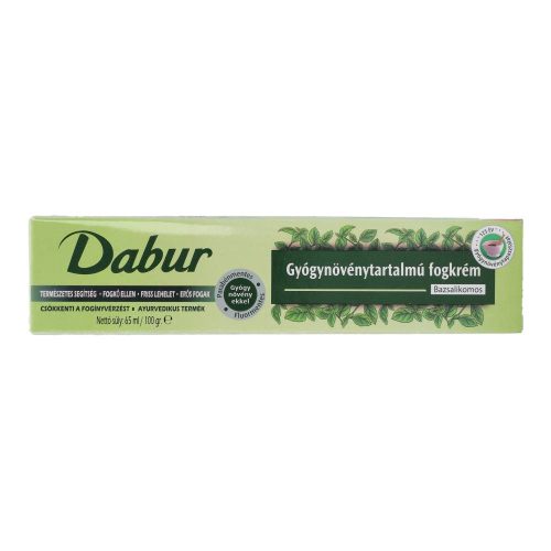 Dabur gyógynövénytartalmú fogkrém, 5 gyógynövénnyel, 65 ml
