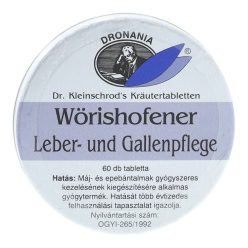   Dronania Dr. Kleinschrod's Wörishofener Leber- und Gallenpflege tabletta, 60 db