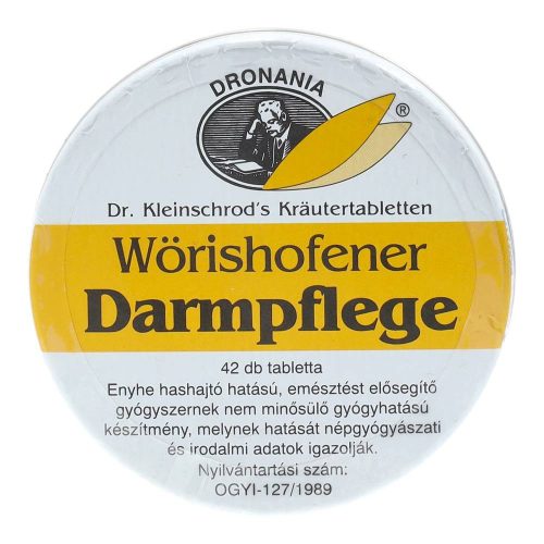 Dronania Dr. Kleinschrod's Wörishofener Darmpflege tabletta, 42 db