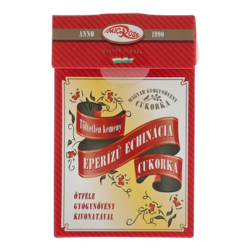 Microse eperízű echinácia cukorka, töltetlen, kemény, 75 g