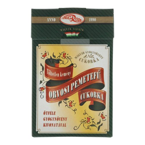 Microse orvosi pemetefű cukorka, töltetlen kemény, 75 g