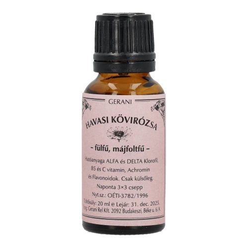 Gerani havasi kövirózsa cseppek, 20 ml