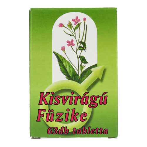 Füzike kisvirágú füzike rágótabletta, 63 db