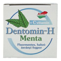 Dentomin ásványi fogpor, fluormentes, mentás, 25 g