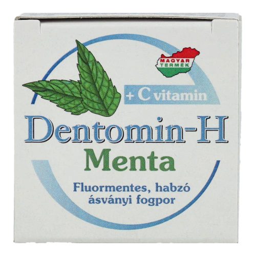 Dentomin ásványi fogpor, fluormentes, mentás, 25 g