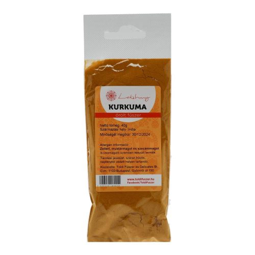 Lakshmi őrölt fűszerkeverék, kurkuma, 40 g