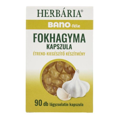 Herbária Bano-féle fokhagyma kapszula, 90 db