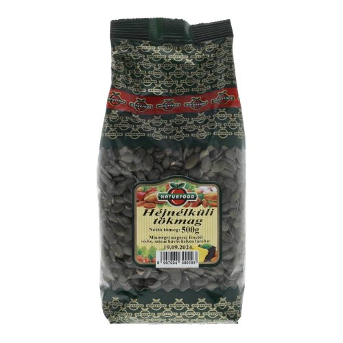 Naturfood héjnélküli tökmag, 500 g