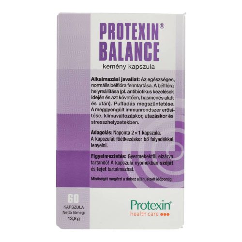 Protexin Balance kapszula, egészséges bélflóra, 60 db
