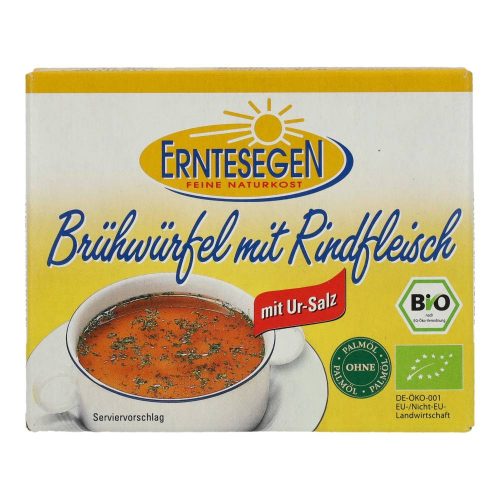 Erntesegen bio-marhahúsleveskocka, 6 db