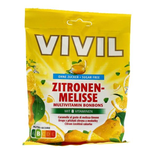 Vivil multivitaminos cukorka, citromos, 60 g