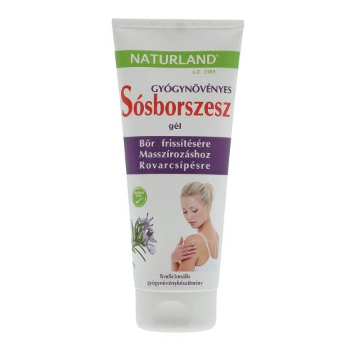 Naturland gyógynövényes sósborszesz gél, 180 ml