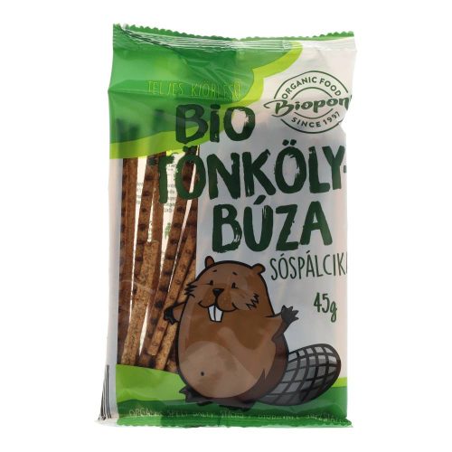 Biopont bio tönkölybúza sóspálcika, teljes kiőrlésű, 45 g