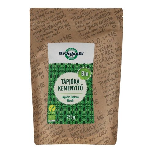 Biorganik bio tápiókakeményítő, 250 g