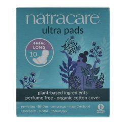   Natracare bio egészségügyi szárnyasbetét, hosszú, 10 db