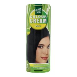 Henna Plus természetes hajszínező, fekete, 1 db