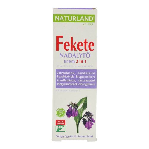 Naturland fekete nadálytő krém, 2in1, 100 ml
