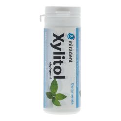 Miradent Xylitol rágógumi, borsmenta, 30 db