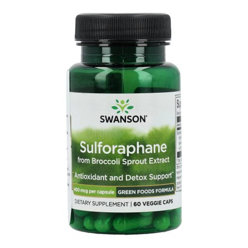 Swanson Sulforaphane brokkolicsíra-kivonat, 60 db