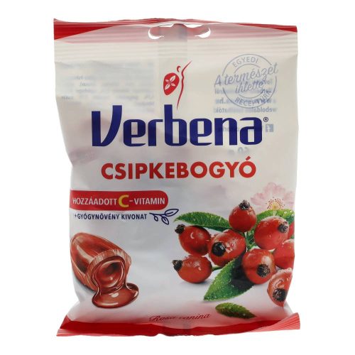 Verbena gyógynövényes cukorka, csipkebogyó, 60 g