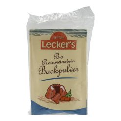Lecker's bio borkő sütőpor, 4 db