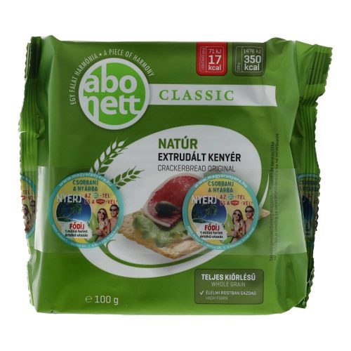 Abonett extrudált kenyér, natúr, 100 g