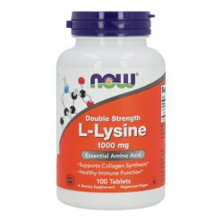 Now L-Lysine tabletta, 1000 mg, 100 db