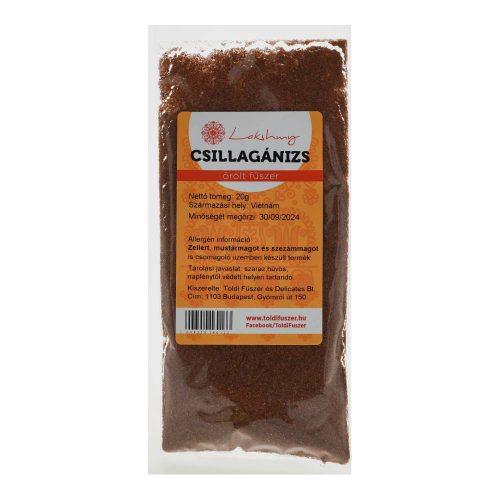 Lakshmy csillagánizs, őrölt fűszer, 20 g