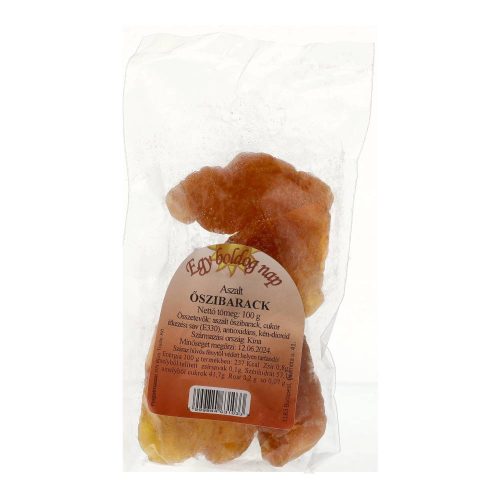 Egy Boldog Nap aszalt őszibarack, 100 g