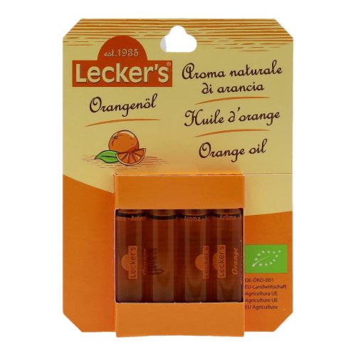 Lecker's bio narancsolaj, étkezési, 8 ml