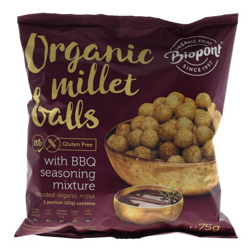 Biopont bio kölesgolyó, BBQ, 75 g