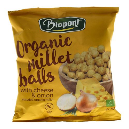 Biopont bio kölesgolyó, hagymás-sajtos, 75 g