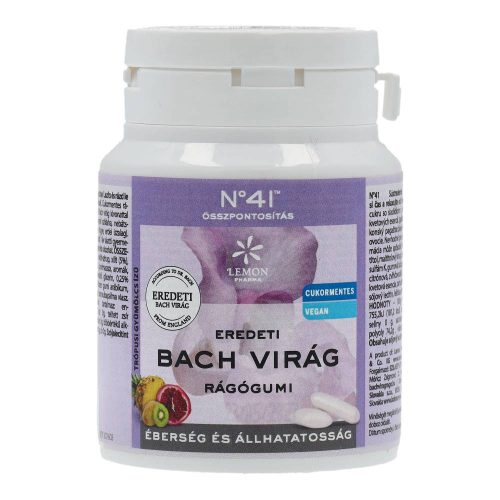 Bach Virágeszencia Összpontosítás Bach virágterápiás rágógumi, 60 g