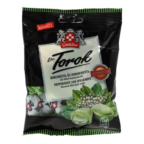 Dr. Torok keménycukor, borsmenta-fodormenta, 75 g