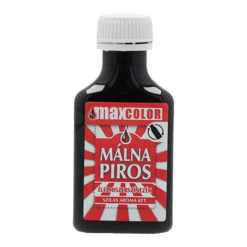 Szilas Aroma MaxColor élelmiszer-színezék, málnapiros, 30 ml