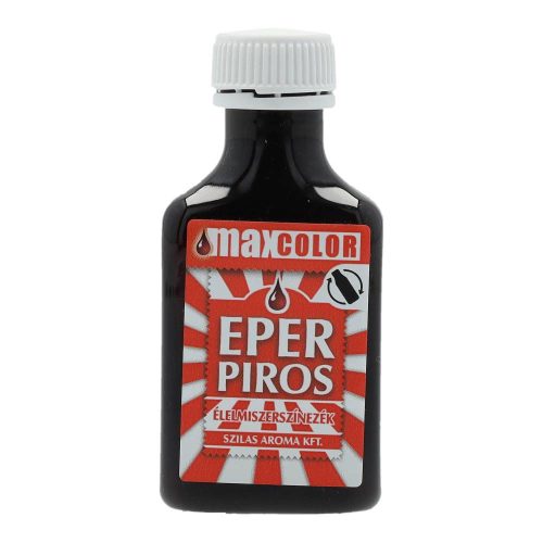 Szilas Aroma MaxColor élelmiszer-színezék, eper piros, 30 ml