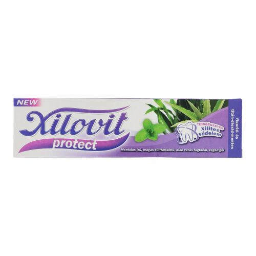 Xilovit vegán fogkrém xilittel, mentolos, aloe verás, 100 ml