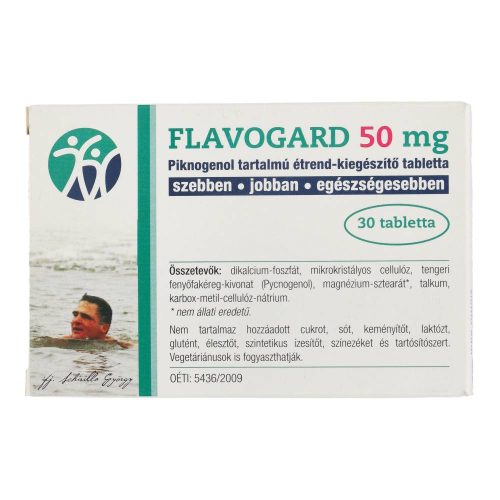 Flavogard piknogenol tartalmú étrend-kiegészítő, tabletta, 30 db