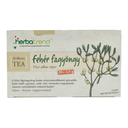 Herbatrend fehér fagyöngy, filteres, 20 db