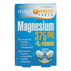 MagnExpress magnézium kapszula, forte, B6-vitaminnal, 30 db