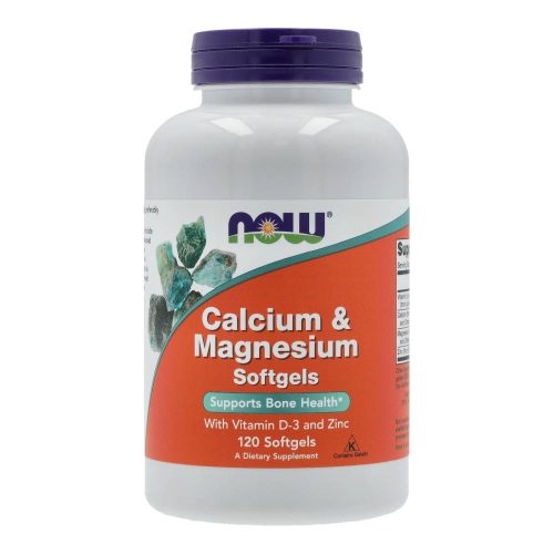 Now kalcium és magnézium kapszula, 120 db