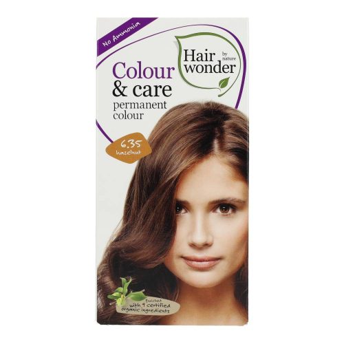 Hairwonder Colour & Care tartós hajfesték, 6.35 mogyoró, 1 db