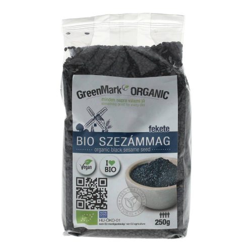 GreenMark bio szezámmag, fekete, 250 g
