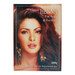 Classic Henna test- és hajszínező por, 200 g