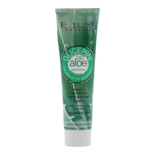 Eveline glicerines kéz és köröm krém, bio Aloe + karité vaj, 100 ml