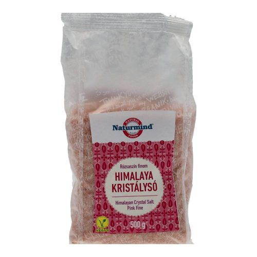 Naturmind Himalaya kristálysó, rózsaszín, finom, 500 g