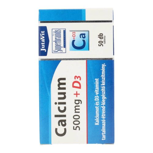 Jutavit kalcium tabletta, D3-vitaminnal, 50 db