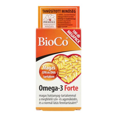 Bioco Omega-3, forte, megapack, 100 db