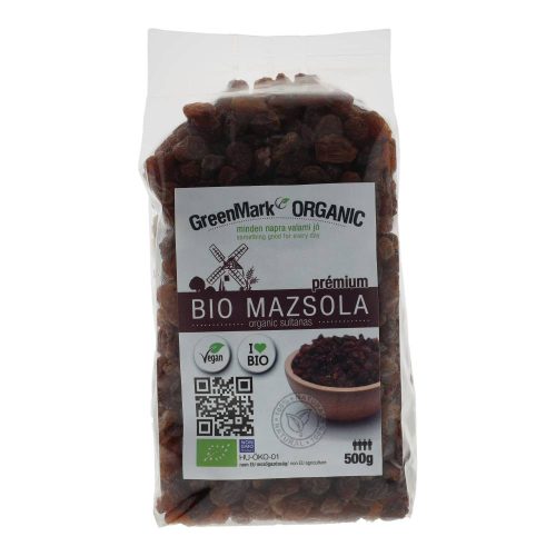 Greenmark bio mazsola, 500 g