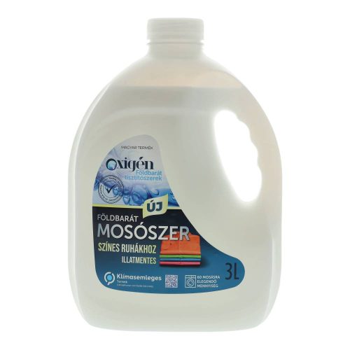 Oxigén Földbarát folyékony mosószer színes ruhákhoz, 3000 ml